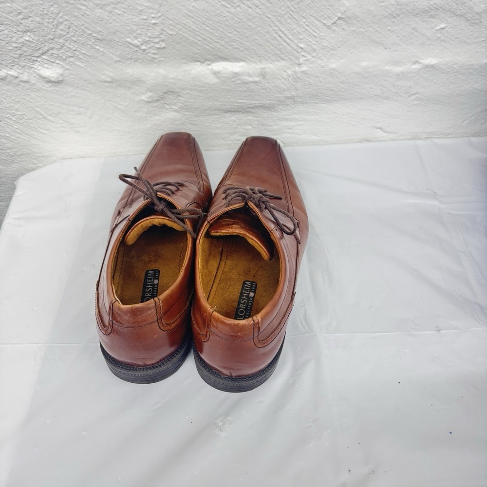Florsheim Square Toe Brown Leather Oxford Men's Shoes Size 11 D - Picture 3 of 5